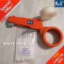 WHITE CABLE TIE GUN PACK 24
