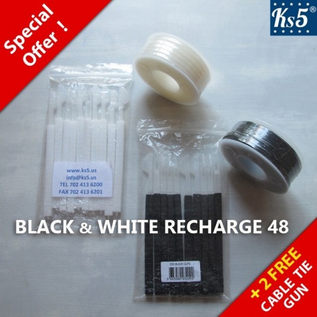 BLACK & WHITE REFILLS 48